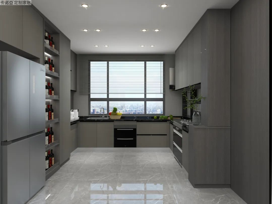 無拉手門板設(shè)計，使整體立面美觀協(xié)調(diào)