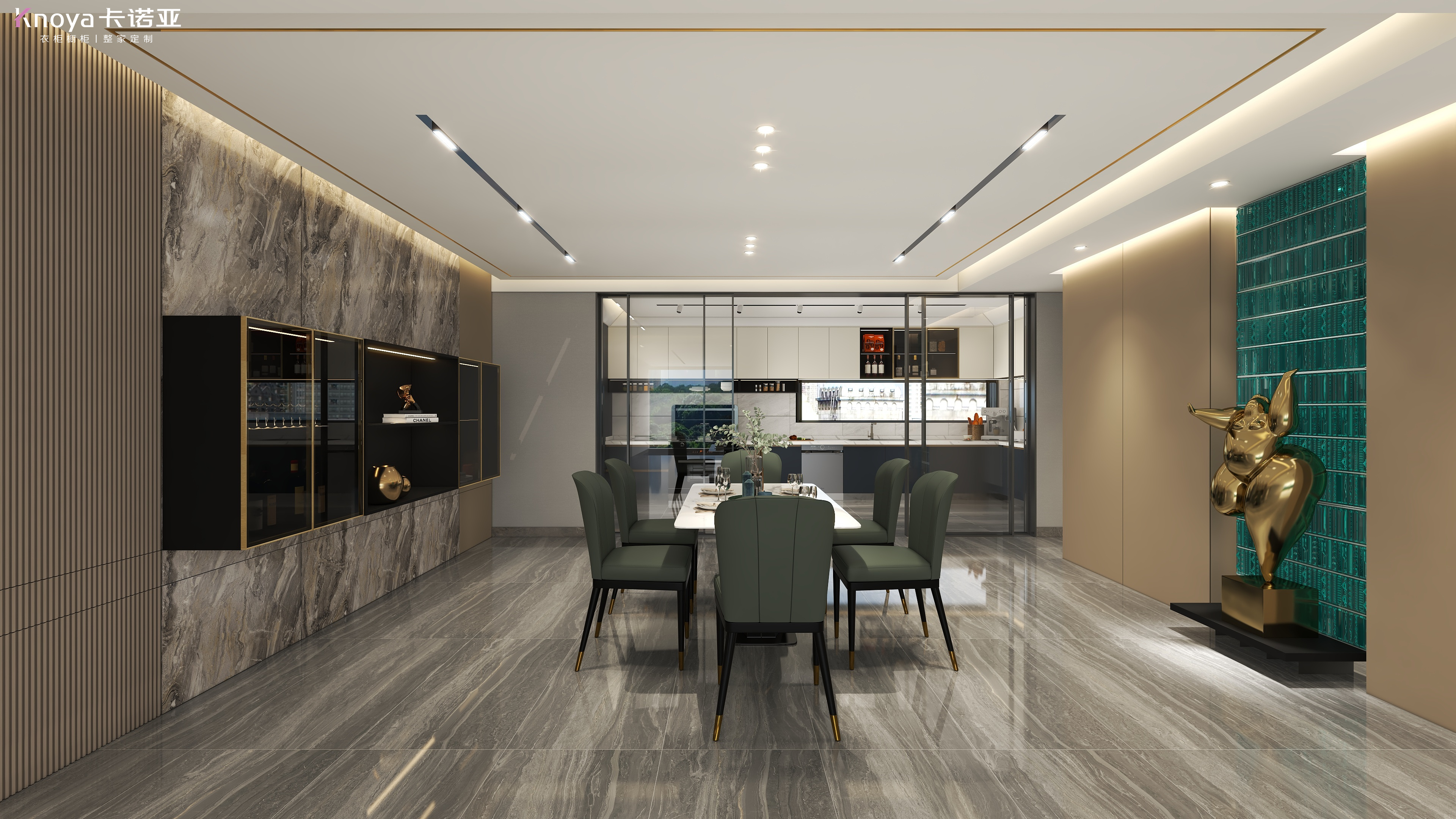 236㎡三房，主臥超大不說，還有一間絕美影音室?