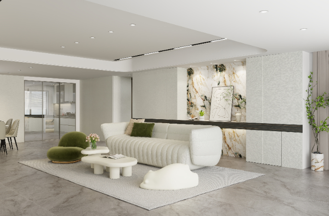 簡奢大宅丨黑白灰+大理石構(gòu)筑更純粹的高級氣場，重塑精英生活